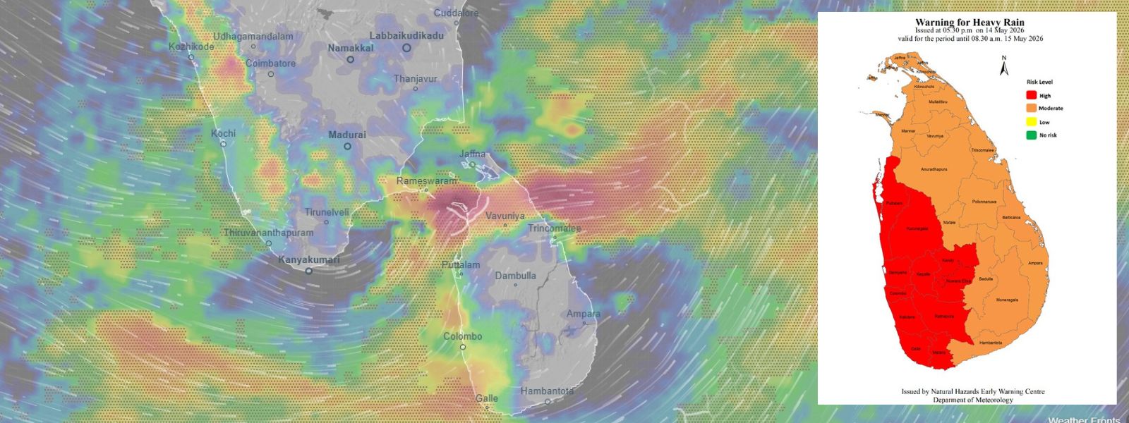 Red Alert Warning Issued for Heavy Rain
